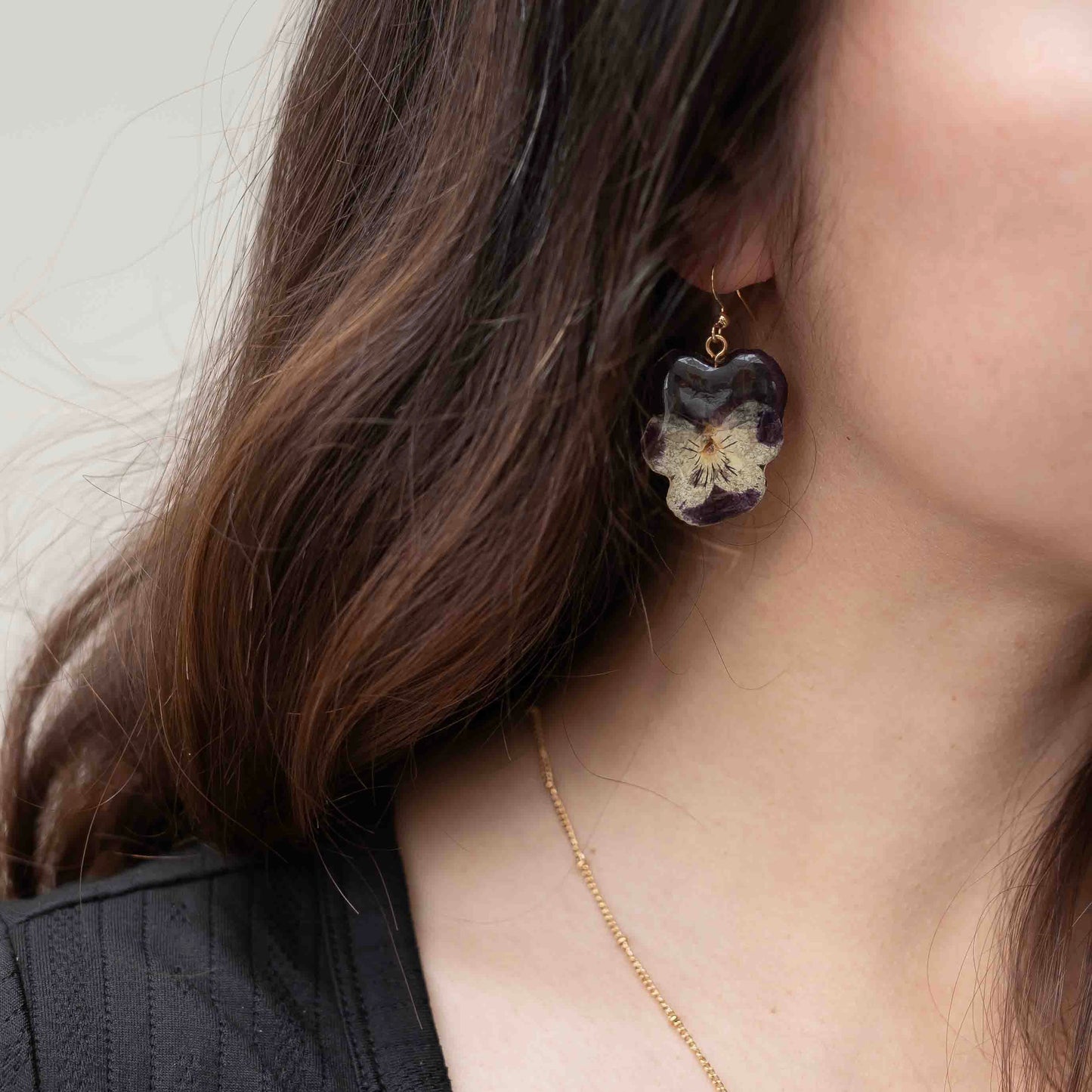 Pansy Earrings