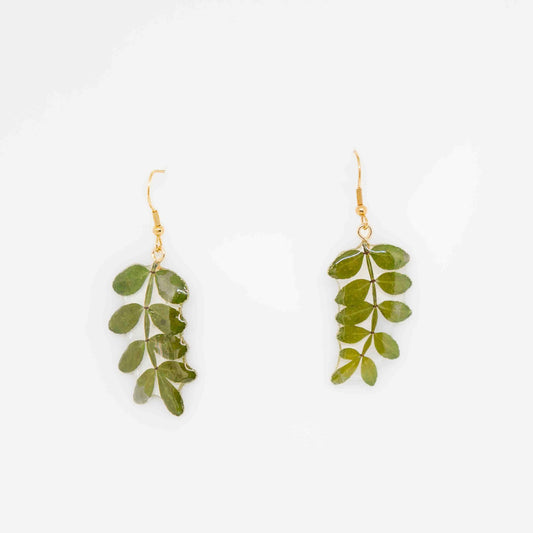 Leaf Hook Earrings