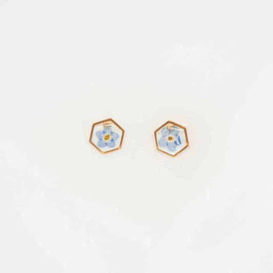 Forget Me Not Hexa Studs