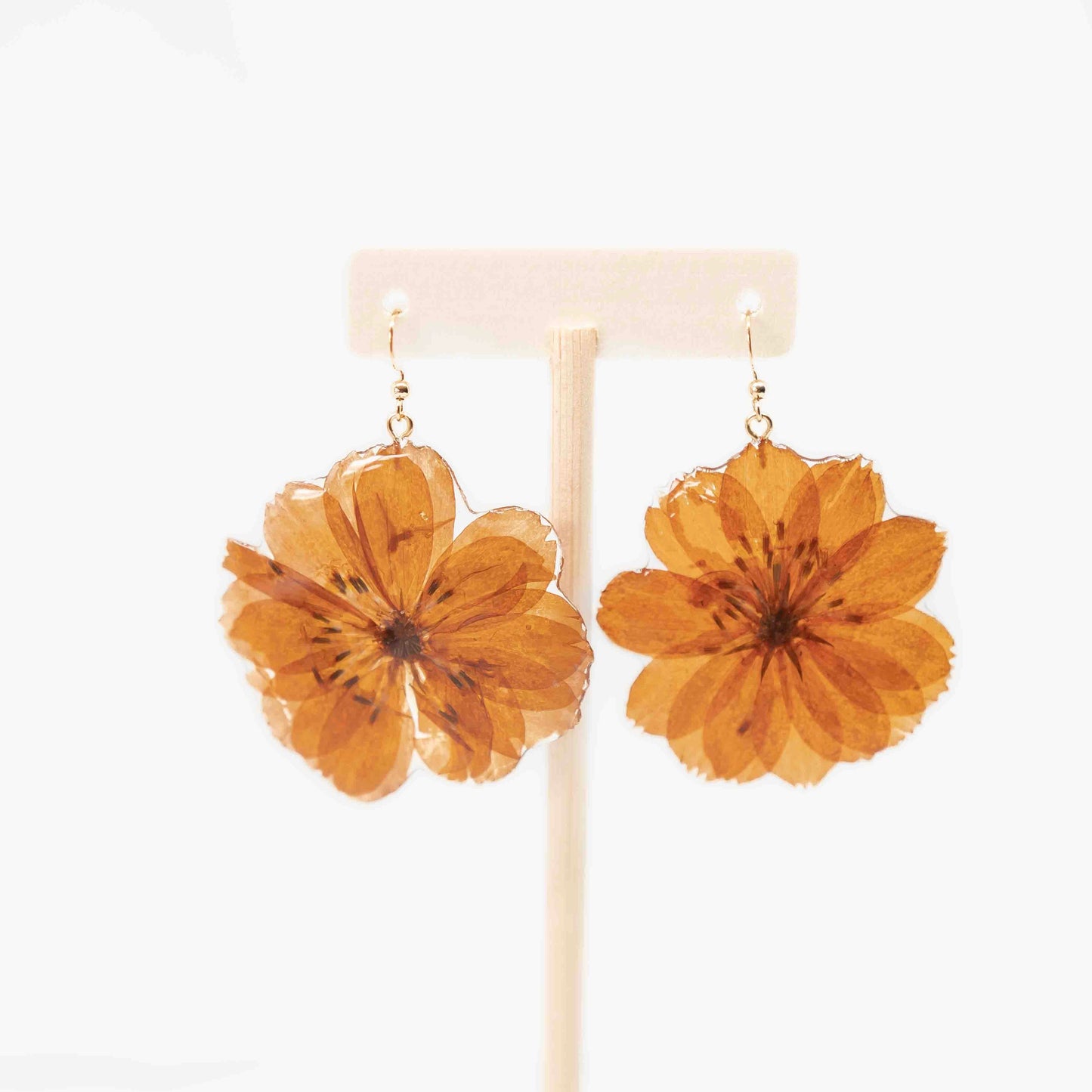 Orange Cosmos Earrings