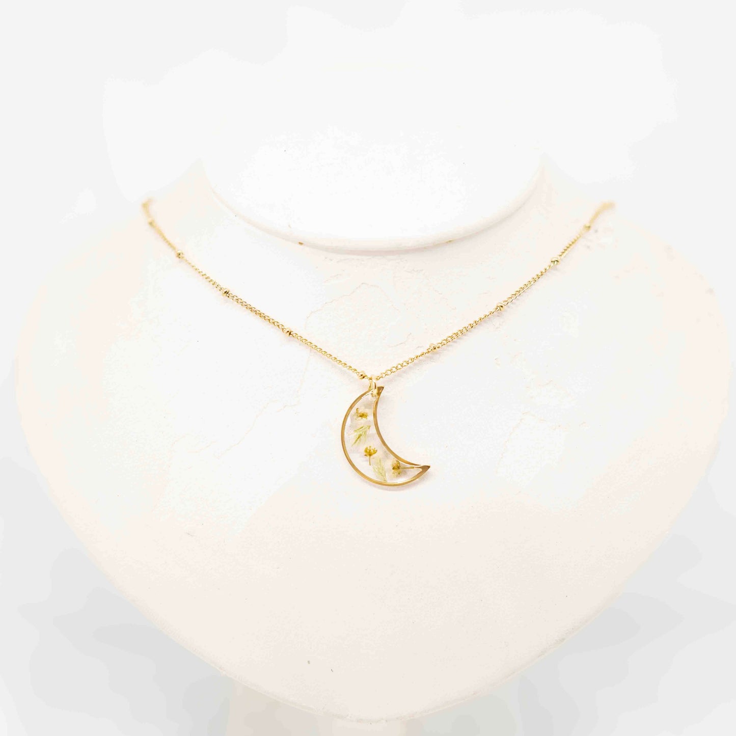 Moon Necklace Clear