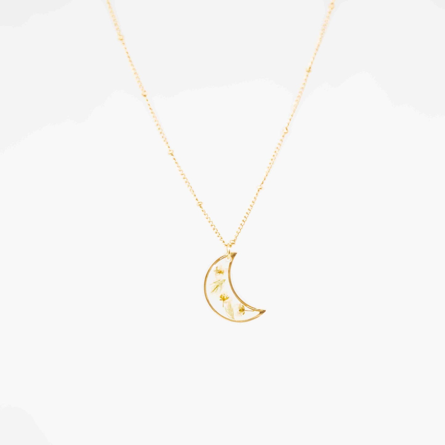 Moon Necklace Clear