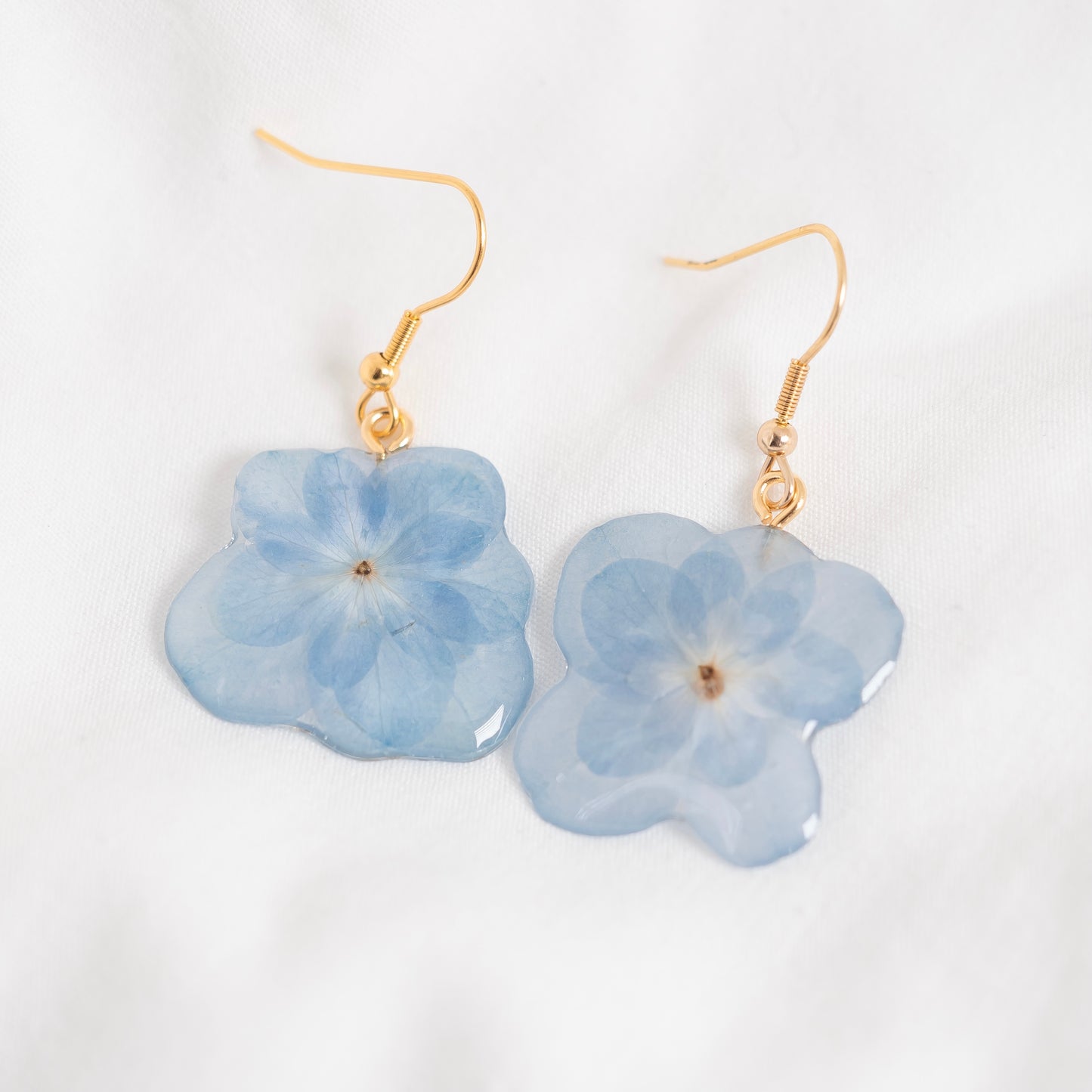 Blue Hydrangea Earrings